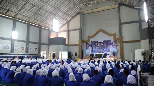 Lokasi kedua PBAK 2022 di Gedung Olahraga dan Seni Kampus 1 UIN Antasari (Foto-Humas-Yulida Rifani)