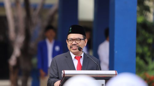 Rektor UIN Antasari saat memberikan sambutan pembukaan PBAK 2022 (Foto-Humas-Yulida Rifani)