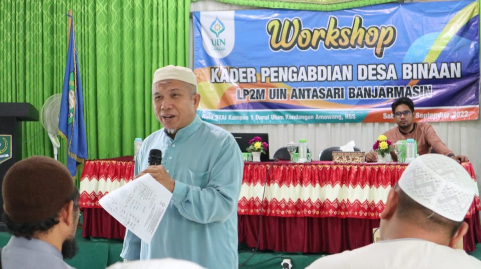 Dosen Universiti Utara Malaysia Prof. Dr. H. Azharuddin Sahil, M.Ed. Hadir di Kandangan Latih Para Dai Pedalaman, Sabtu (10-09-2022) (Foto-Humas-Achmad Magfur)