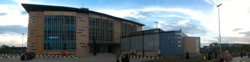 Gedung Perpustakaan dan Masjid Kampus 2 UIN Antasari (Foto-Humas-Achmad Magfur)