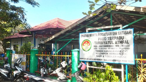 Lokasi PAUD Terpadu Tarbiyatul Athfal di Kompleks UIN Antasari Banjarmasin (Foto-Humas-Achmad Magfur)