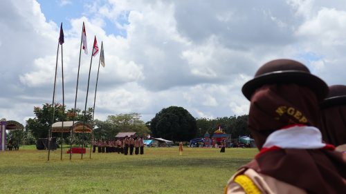 Bumi Perkemahan Agro Wisata Tambang Ulang Kabupaten Tanah Laut menjadi lokasi pelaksanaan Gelora XI (Foto-Humas-Achmad Magfur)