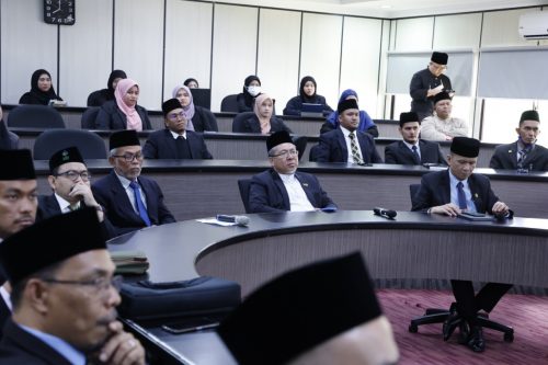 Suasana pertemuan 3 perguruan tinggi negara serumpun di Kampus UNISSA Brunei Darussalam (Foto-Prof. Dr. H. Mujiburrahman, M.A. untuk Humas)