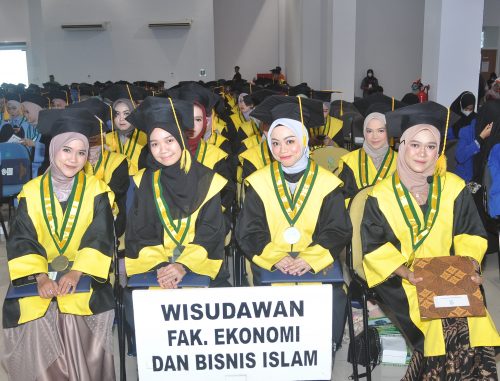 Para Wisudawati dari Fakultas Ekonomi dan Bisnis Islam (Foto-Humas)
