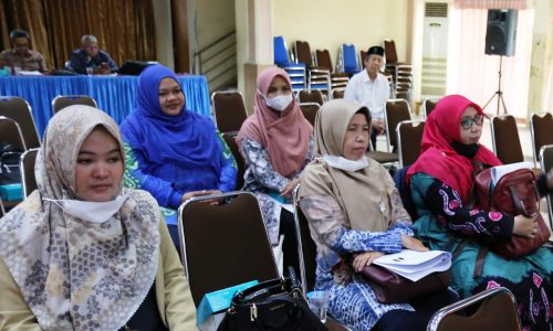 Para mitra UIN Antasari saat menghadiri acara Monitoring dan Evaluasi Kerja Sama Lembaga Tahun 2022 (Foto-Humas-Hadi Rustami)