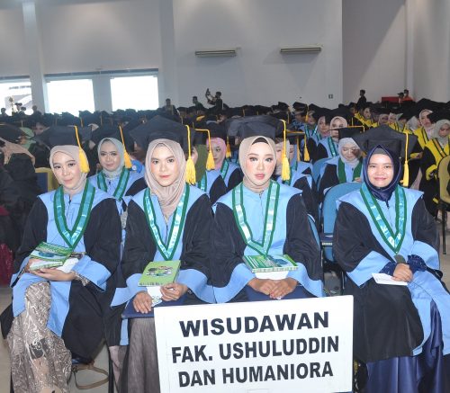 Para wisudawati dari Fakultas Ushuluddin dan Humaniora (Foto-Humas)