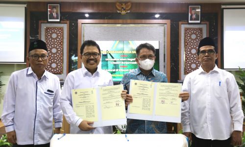 Penandatanganan MoU dengan Uniska Muhammad Arsyad Al-Banjari (Foto-Humas-Hadi Rustami)