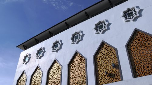 Gedung Jabal Rahmah Asrama Haji Banjarmasin tampak bagian belakang (Foto-Humas-Achmad Magfur)