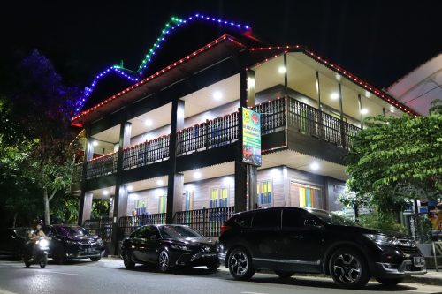 Rumah Anno Banjarmasin saat malam (Foto-Humas-Achmad Magfur)