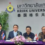 Kunjungan rombongan pimpinan UIN Antasari Banjarmasin ke Krirk University Thailand (Foto:Muhammad Sandi Rosyadi)
