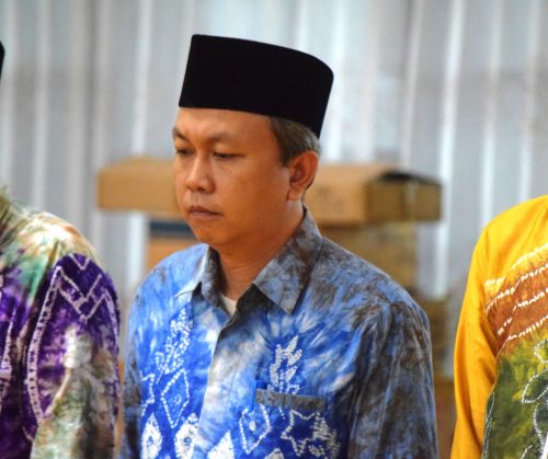 H. Haris Faulidi Asnawi, Lc., M.Si. dilanti menjadi Koordinator Pusat Audit dan Pengendalian Mutu Internal LPM UIN Antasari (Foto:Humas/Hadi Rustami)