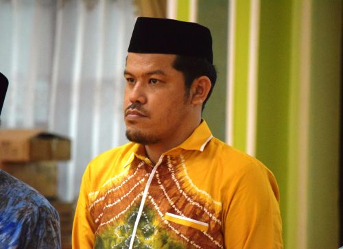 Imadduddin, M.A. dilantik menjadi Koordinator Pusat Pengembangan Mutu Kemahasiswaan LPM UIN Antasari (Foto:Humas/Hadi Rustami)