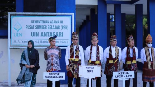 Para pimpinan lembaga di UIN Antasari (Foto:Humas/Yulida Rifani)