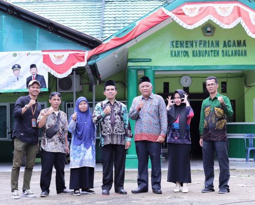 Tim Sosialisasi Penerimaan Mahasiswa Baru UIN Antasari Zona Hulu Sungai 1 (Foto:Humas/Yulida Rifani)