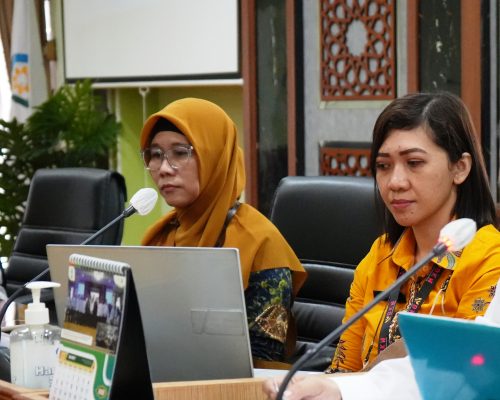 Ina Herlina, Auditor Kepegawaian Ahli Muda BKN Regional VIII Banjarmasin saat menjadi pemateri di hari kedua (Foto:Humas/Hadi Rustami)