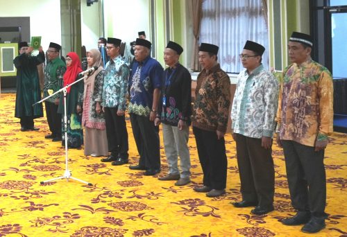 Pengambilan sumpah para pejabat baru (Foto:Humas/Hadi Rustami)