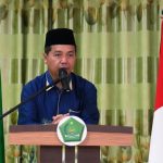 Wakil Rektor UIN Antasari Bidang AUPK Dr. H. Akhmad Sagir, M.Ag. saat memberikan sambutan (Foto:Mikwa/Rakhmad Rizkiansyah)