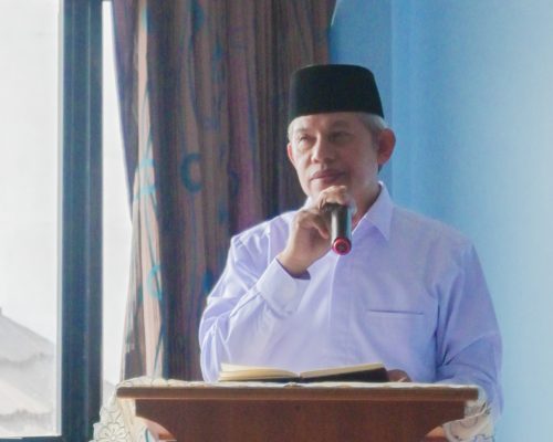 Dekan FDIK UIN Antasari Dr. H. M. Abduh, M.A. saat memberikan sambutan (Foto:Humas/Sophia Perennia)