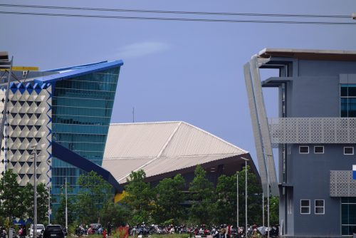 Jejeran gedung-gedung megah di Kampus 2 UIN Antasari di Banjarbaru (Foto:Humas/Achmad Magfur)