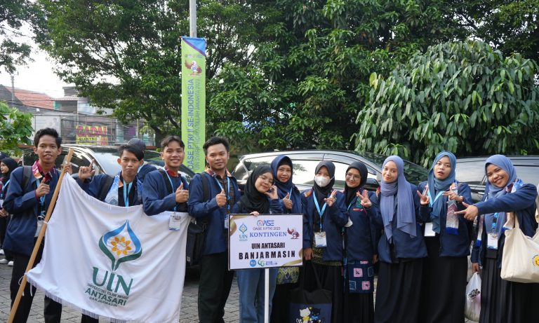 Kontingen UIN Antasari saat ikut berlomba di OASE PTKI II di Jakarta (Foto:Humas/Abdi Rifan Husna)