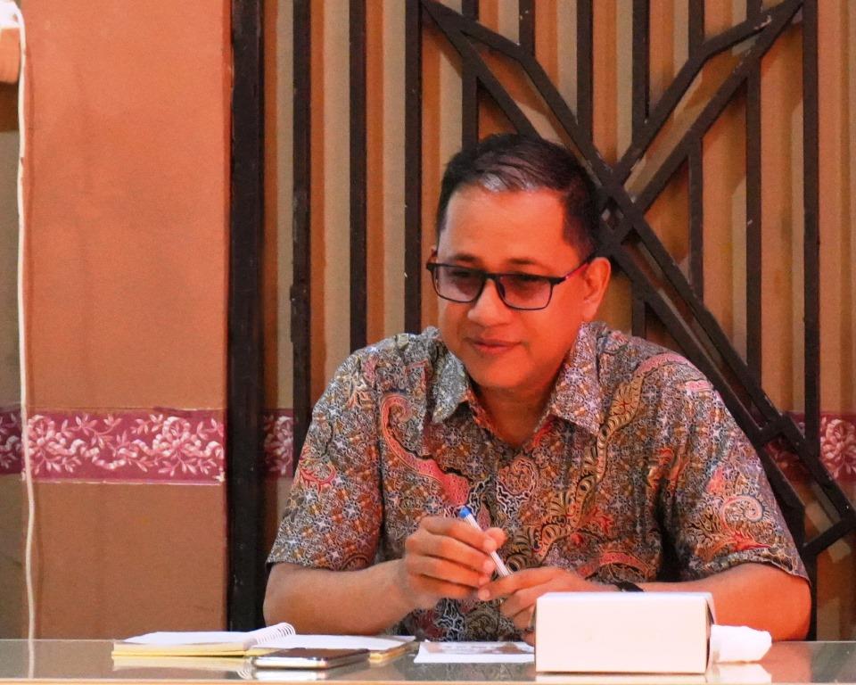 Ketua LPM UIN Antasari Prof. Dr. Syaugi, M.A., M.A., CIIQA saat menghadiri Lokakarya MBKM (Foto Humas Hadi Rustami) - kompres