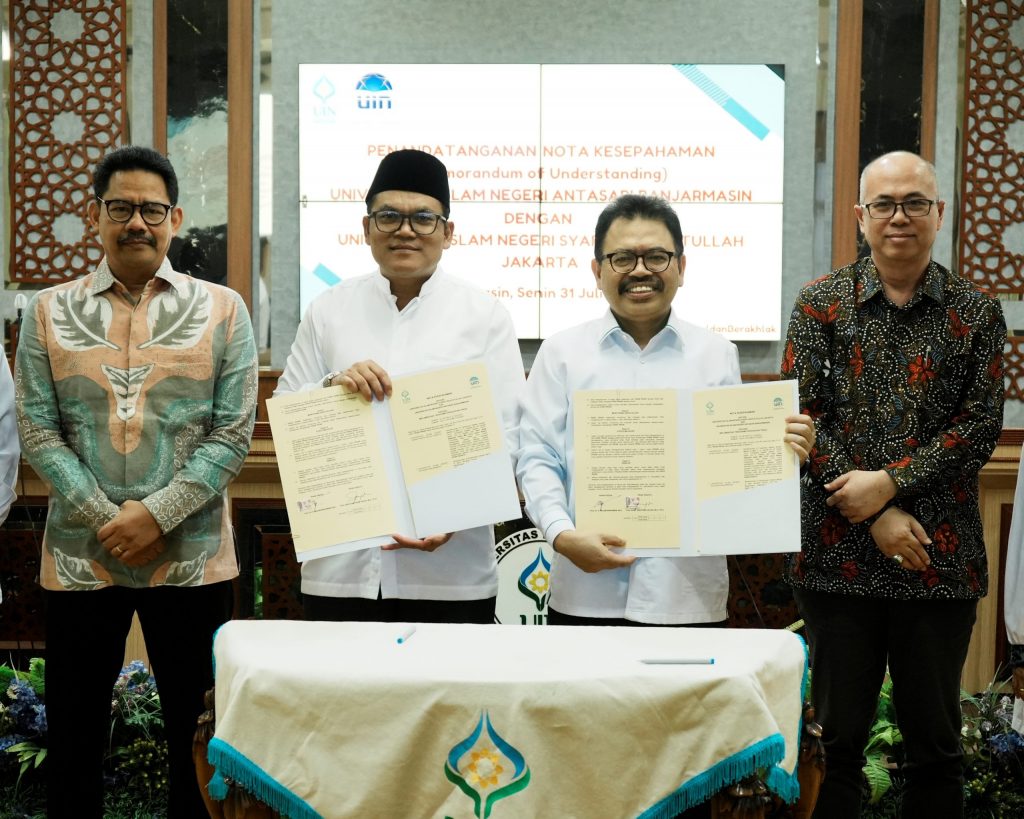 Nota kesepahaman usai ditandatangani (Foto:Humas/Hadi Rustami)