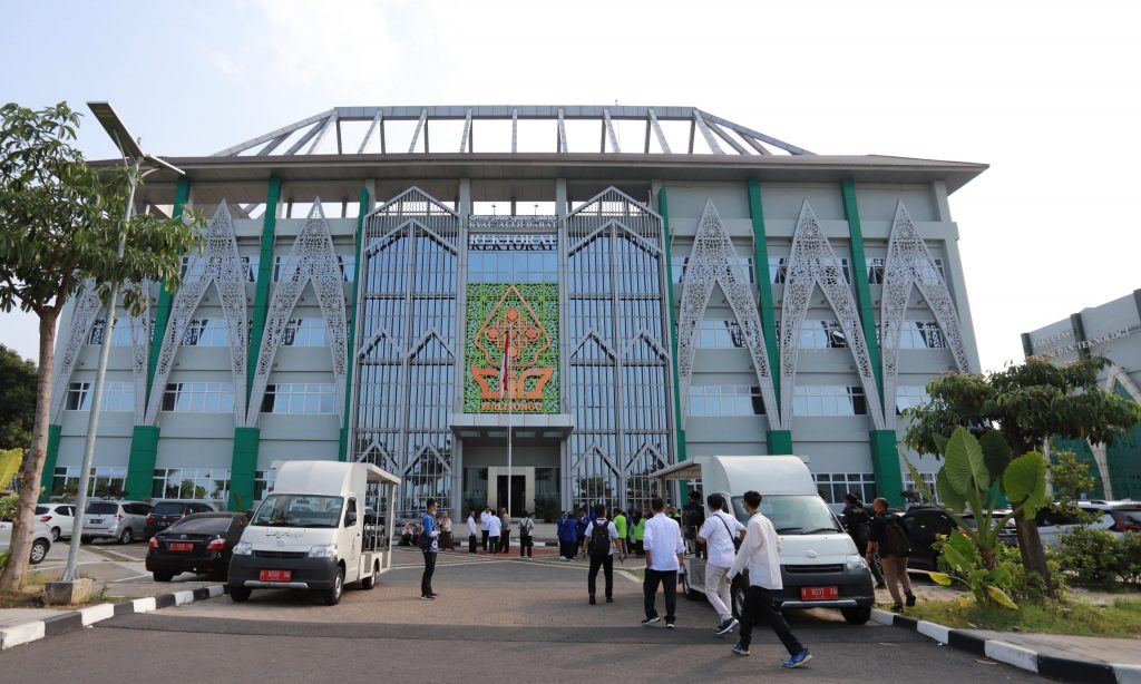 Gedung rektorat baru UIN Walisongo Semarang di Kampus 3 saat dikunjungi rombongan UIN Antasari Banjarmasin (Foto:Humas/Yulida Rifani)