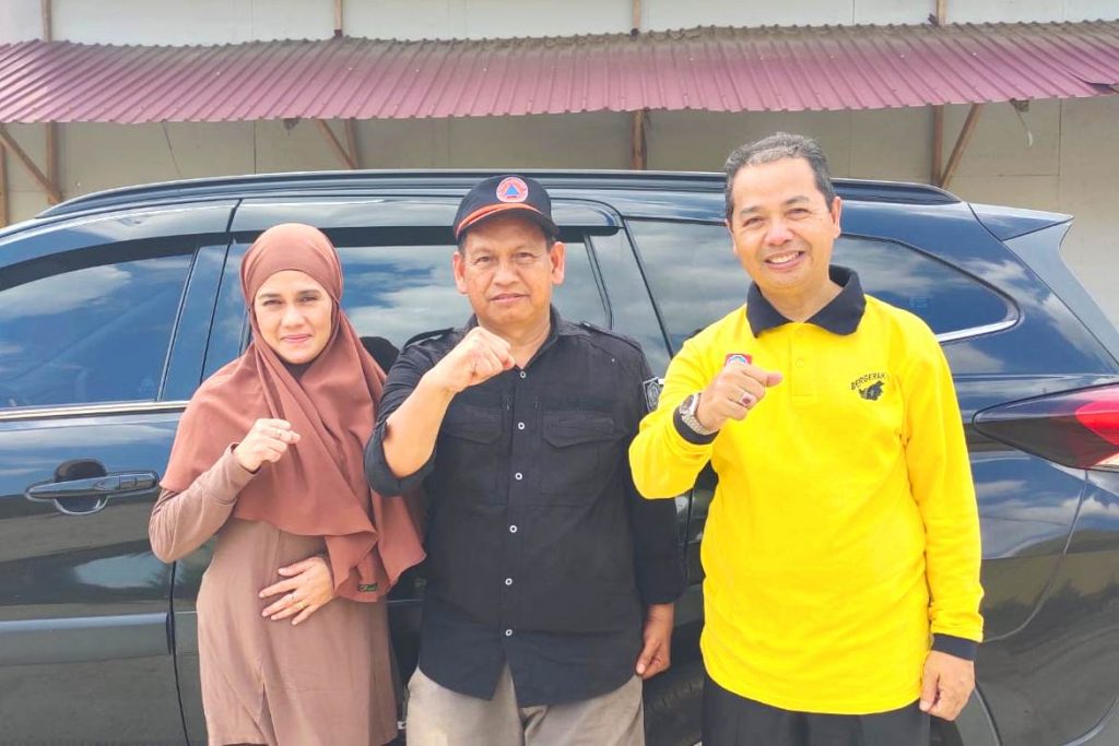 WR UIN Antasari Bidang AUPK saat bertemu dengan Kabid Pencegahan & Kesiapsiagaan BPBD Kalsel Bambang Dedi Mulyadi, S.Sos., M.A.P. (tengah), 24 September 2023.