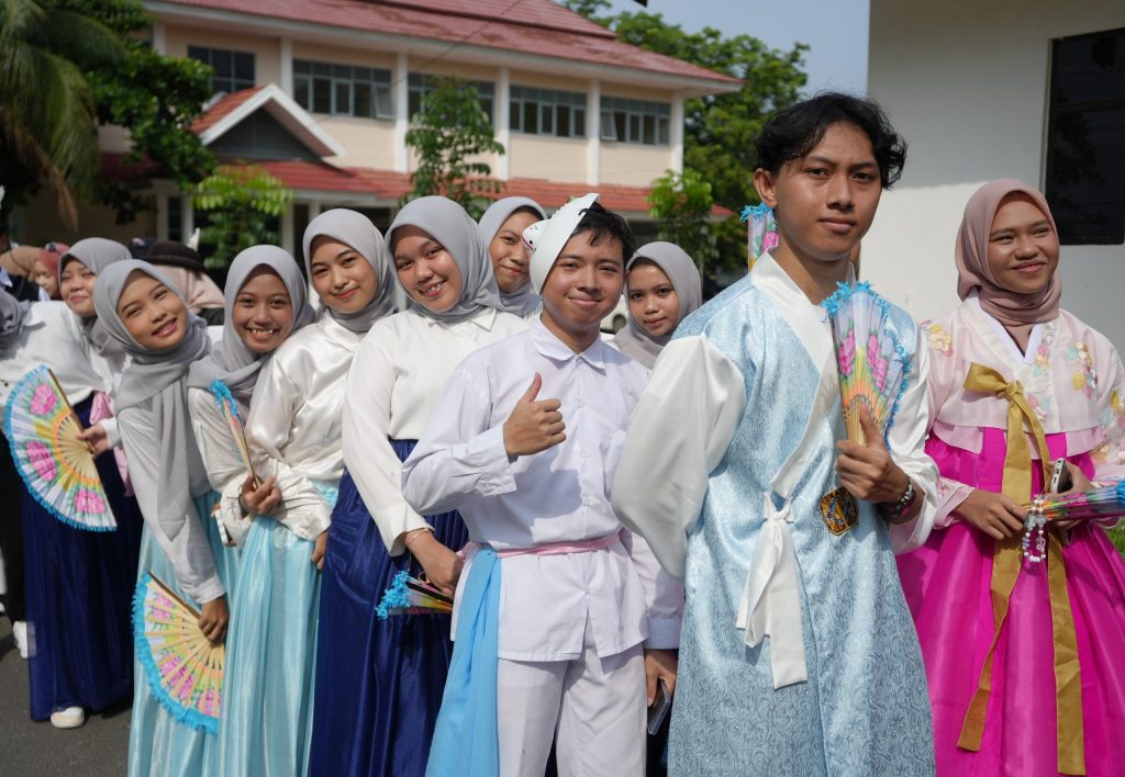 Penampilan kelompok budaya Korea Selatan di International Culture Festival 2023 (Foto:Humas/Hadi Rustami)