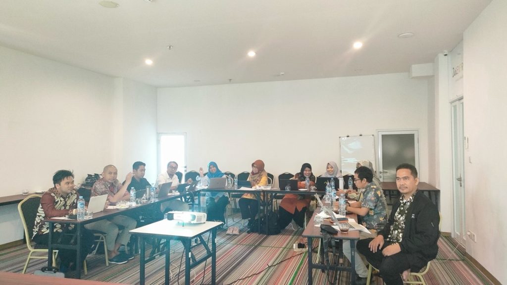 Audit Jurnal Internal (AJI) oleh tim Rumah Jurnal atas 27 jurnal UIN Antasari Banjarmasin, 7–8 Agustus 2023.