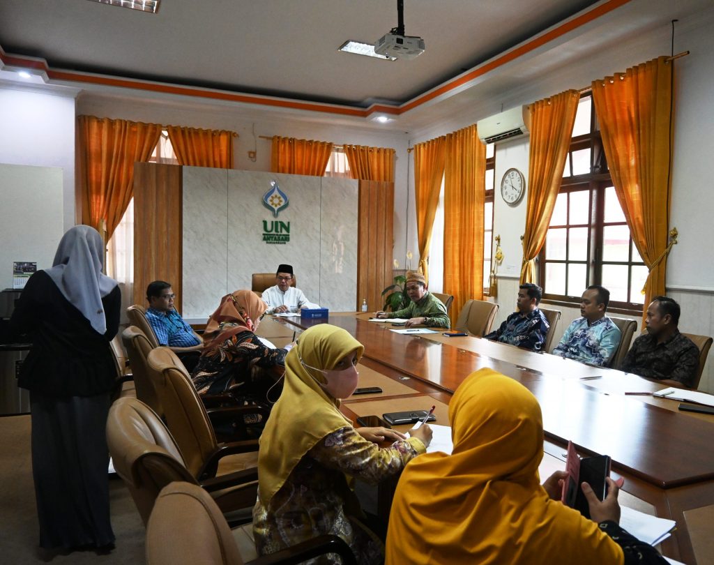 Suasa rapat persiapan Raker Penyusunan Anggaran Tahun 2024 (Foto:Humas)