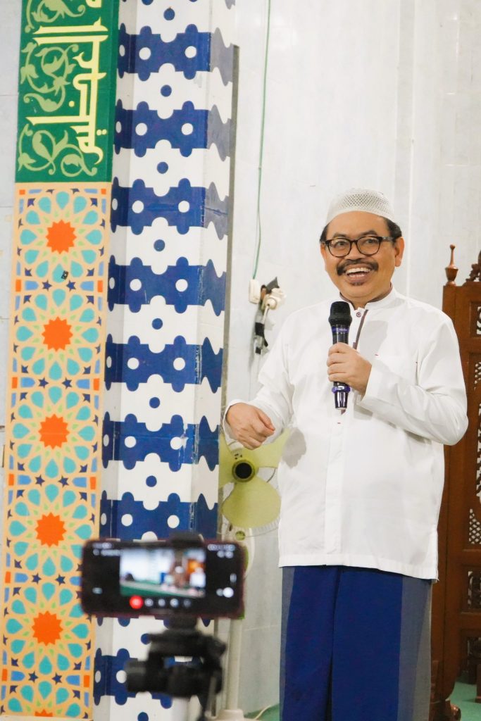 Rektor UIN Antasari Prof. Dr. H. Mujiburrahman, M.A. saat memberikan sambutan (Foto:Humas/Baiti Rahmi)
