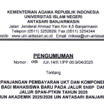 Perpanjangan UKT