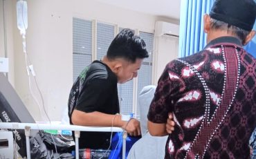 Kondisi mahasiswa usai dievakuasi ke rumah sakit (Foto:Istimewa)