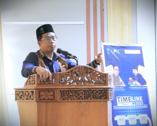 Sambutan dari Karo AUPKK UIN Antasari.