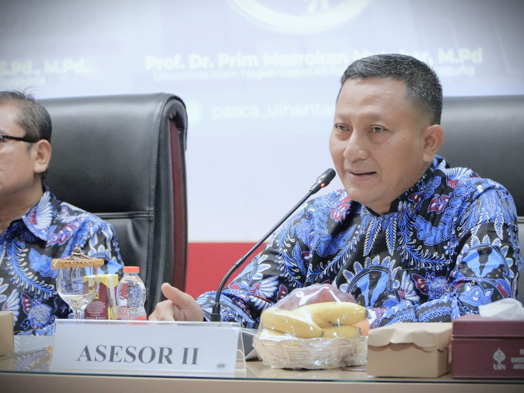 Asesor II Prof. Dr. Prim Masrokan Mutohar, M.Pd. saat memberikan sambutan (Foto:Humas)