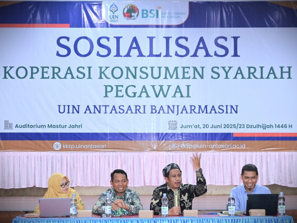 Karo AUPKK UIN Antasari Dr. H. Moh. Junaidin, M.A. yang juga Penasihat KKSP saat memberikan arahan (Foto:Humas/Jamal Ripani)