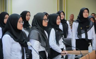 Para CPNS UIN Antasari saat ikut dilantik serentak melalui Zoom Meeting (Foto:Pushakin)