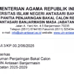 Penjaringan Balon Rektor UIN Antasari 2025-2029