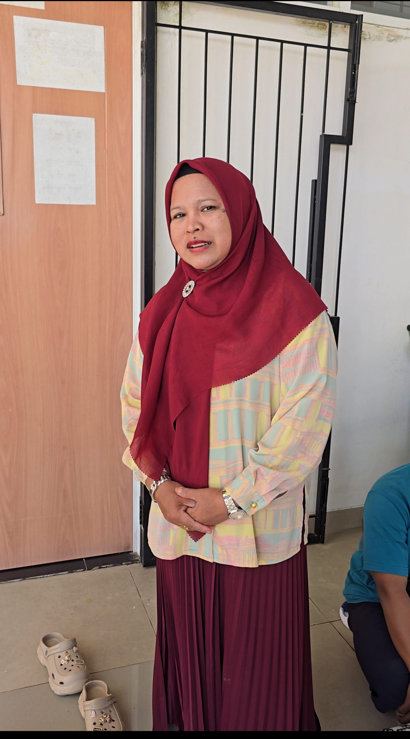 Siti Rohana, S.Ag. saat bercerita kepada tim Pushakin.