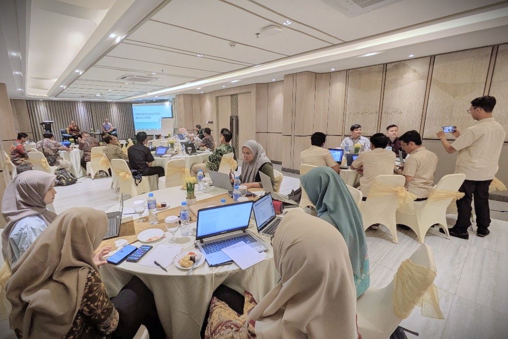 Suasana simulasi.