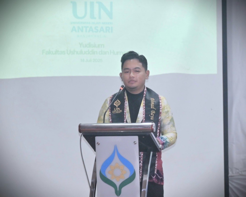 Ahmad Bayu bin Jatmiko, S.Ag., yudisiawan FUH UIN Antasari dari Sarawak Malaysia (Foto:Humas/Jamal Ripani)