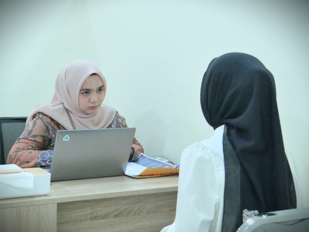 Bank Mandiri saat mewawancara pelamar dari UIN Antasari (Foto:UPKK)