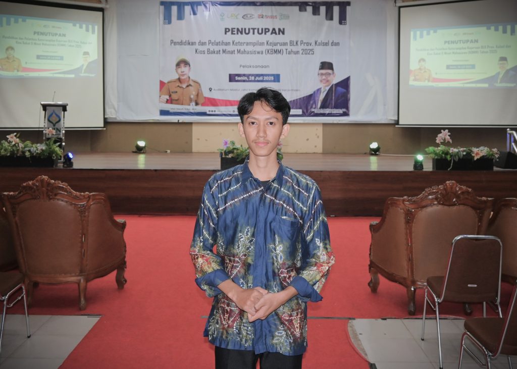 Muhammad Ansyari, lulusan Pelatihan AC Residensial (Foto:Humas/Jamal Ripani)