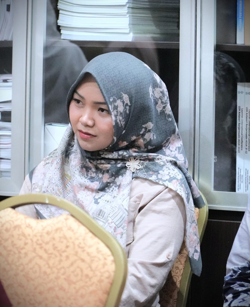 Nina Maulina Noor Fajriah, S.Kom., saat mengikuti rakor perdana (Foto:Humas/Haitami)