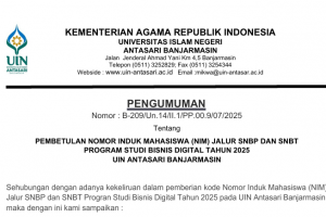 Pengumuman NIM Bisnis Digital