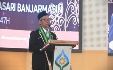 Solikin, S.Ag. saat memberikan kesan dan pesannya (Foto:Humas/Rudy Hermawan)