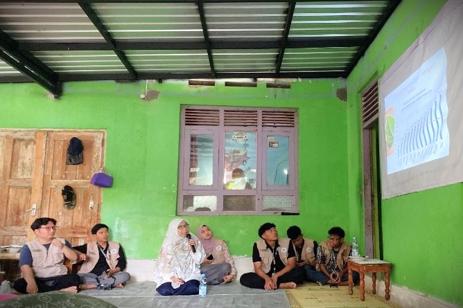 Suasana sosialisasi pencegahan tengkes.