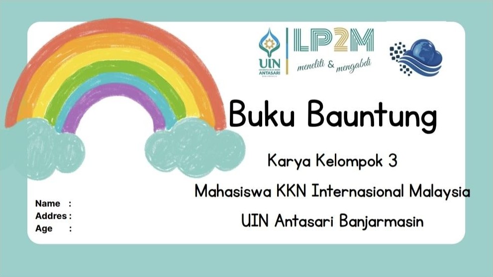 Tampilan Buku Bauntung yang dibagikan para Mahasiswa KKN Internasional.