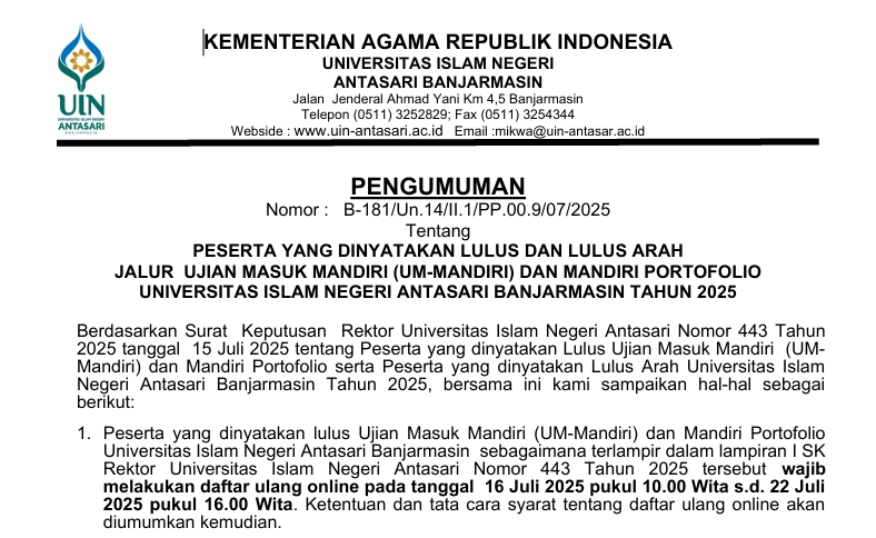 untuk thumbnail pengumuman kelulusan mandiri